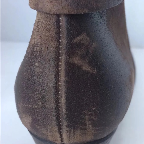 COPY Paul Green Dallas Brown Nubuck Leather Ankle Boot 6 - Picture 11 of 12